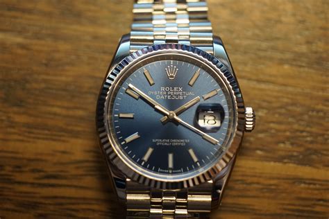 VSF Rolex 126234 Datejust 36 Fluted Blue Dial Mini Review.